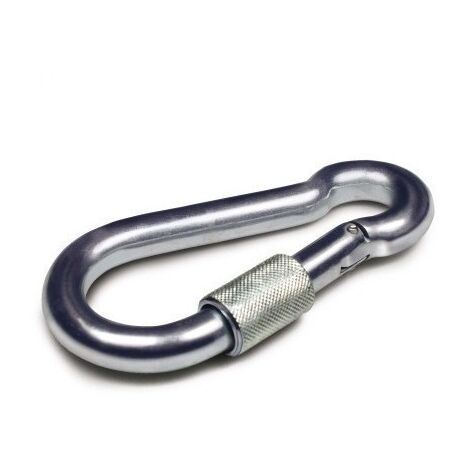 Mosqueton Fijacion 5299 09X 90Mm Con seguro Acero Cincado Damesa 25