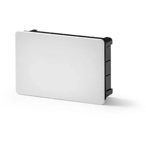 Caja Electricidad 160X100X50 Empotrar Famat Abs/Poliestireno  Negro Con Garras 3202 (1/2)