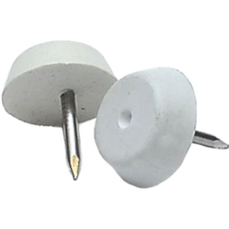 Deslizador Mueble 15Mm Patin Clavo Plastico Bl Micel 100 Pz