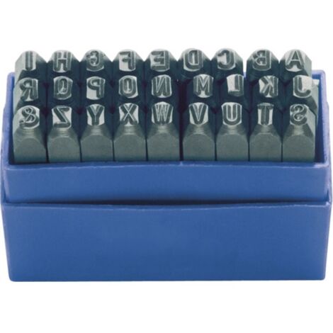 Abecedario De Golpe 04Mm Acero Jgo 27 Piezas 329 Kukko
