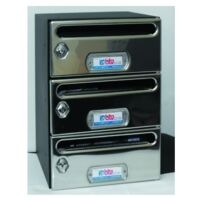 Buzon Interior Horizontal Btv Inox Mercurio-Grupo 3Pz 33506 3 Pz