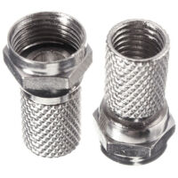 Conector Antena Coaxial F Parabolica Metal Axil 2 Pz