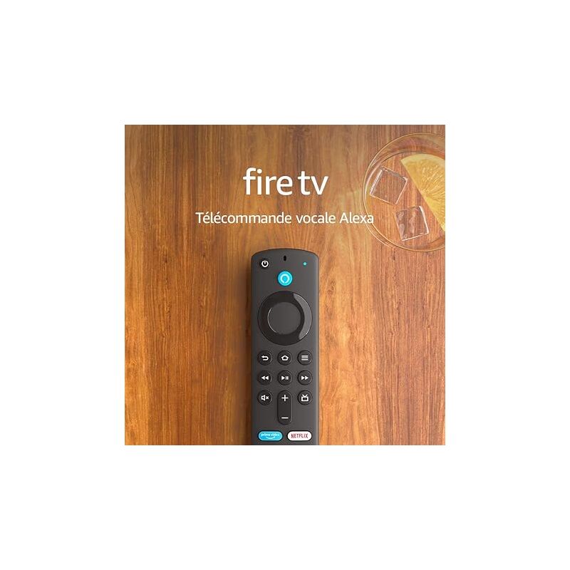 Télécommande Voice Alexa Avec Contrôle TV - Pour Fire TV Stick, Cube Et Echo Show 15