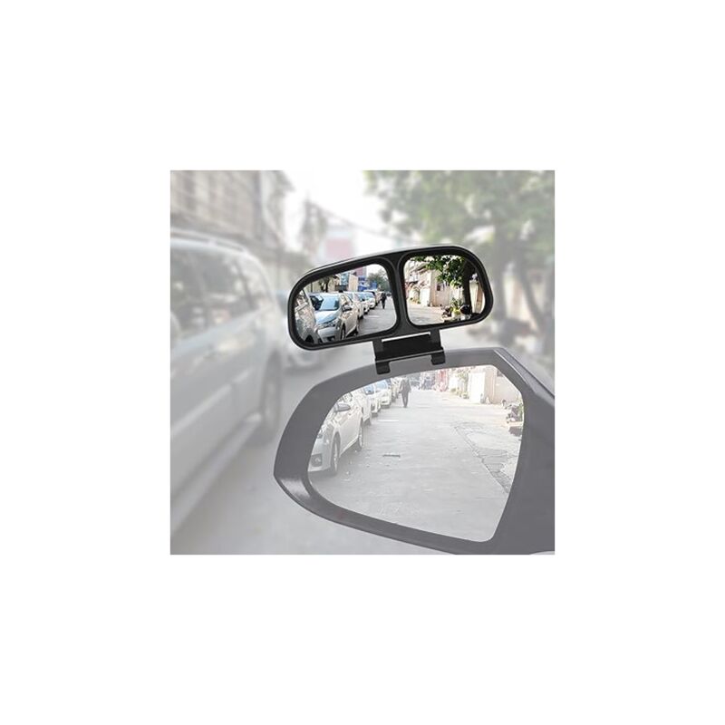 Support Rétroviseur Intérieur Voiture - 2 Pièces Noires Universelles Pour DVR Et Accessoires