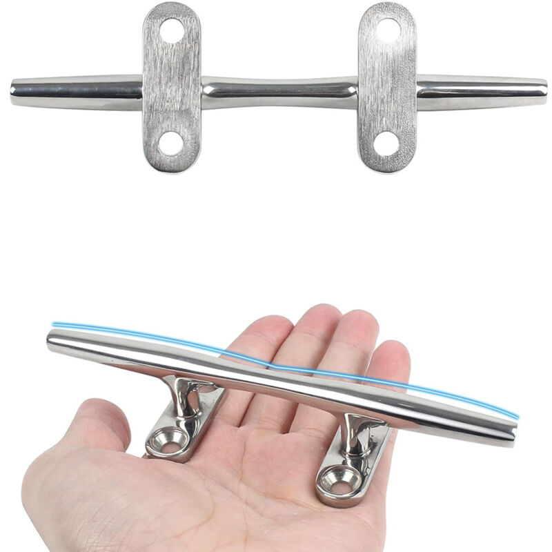 Crampons De Quai Pour Bateau En Nylon Noir - Taquet D'amarrage Marine 10,2 Cm - Pour Jetée, Pont, Kayak, Voilier