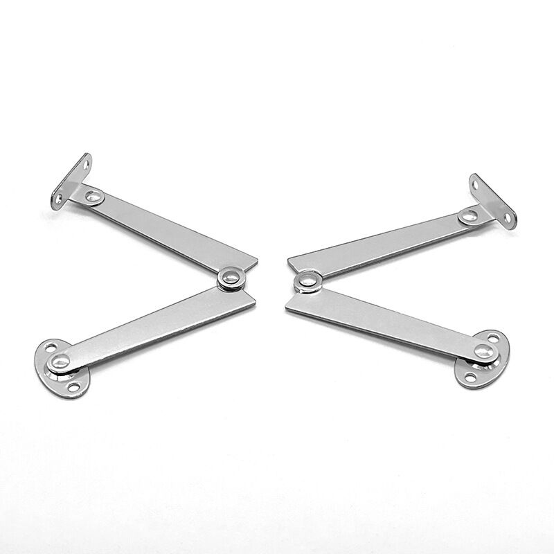 2/10 Pièces Antique Bronze Charnière Support Cadre Bijoux Vin étui En Bois Cigare Cadeau Boîte Couvercle 90 Degrés Printemps Meubles Matériel-2 Pièces