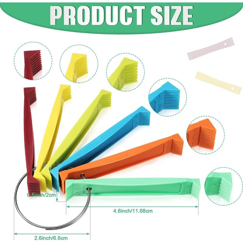 FCR6 Jeu De Peignes Annulaires, Peigne Pour Climatiseurs Redresser Les Serpentins Des Condensateurs L Vaporateur Redresseur Ailettes Ac