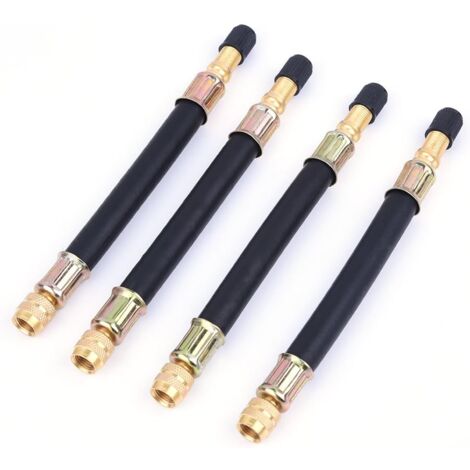 Jalleria Extension Valve De Pneu, Pneu Valve Rallonge Pour Pneu De Camion, Bus Et Remorque, 18cm, Lot De 2,Accessoires équipement Extérieur