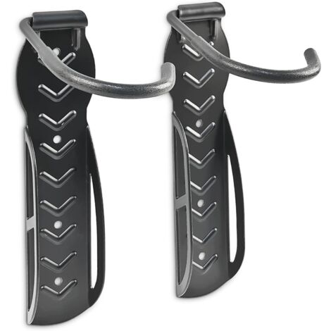 Lot De 2 Supports Muraux Pour Casquettes Baseball - 41,9 Cm, Jusqu'à 18 Casquettes - Noir, Facile à Fixer