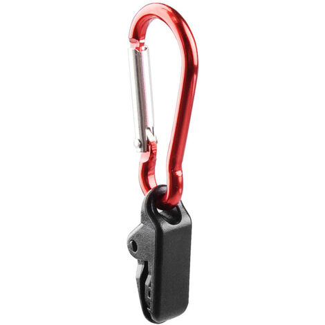 Lot De 24 Accessoires Pour Bâche/tente – 8 Clips, 8 Cordons élastiques, 8 Mousquetons – Pour Camping, Auvents, Caravanes