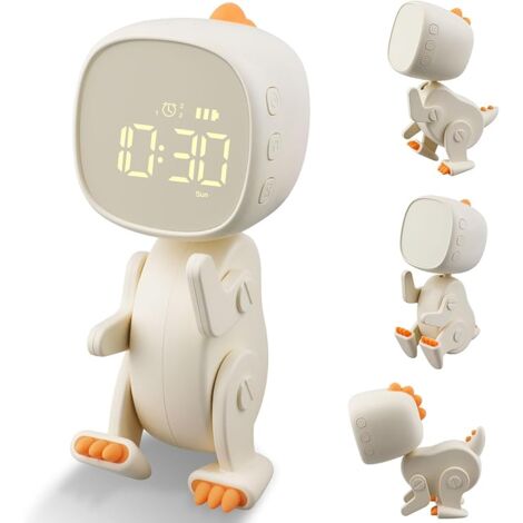 Réveil Numérique Avec Fonction Snooze 8 Sonneries 12-24 Heures,Réveil