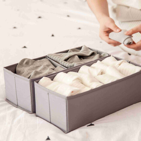40 x 10 x 10 cm - Long conteneur de rangement en polyester - Boîte de rangement sous le lit - Panier de rangement long - Petits paniers de rangement - Tissu 40 x 10 x 10 cm - Long conteneur de rangement en polyester - Boîte de rangement sous le lit - Panier de rangement long - Petits paniers de rangement - Tissu