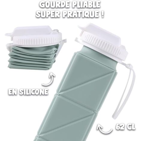 Lot De 6 Bouteilles D'eau Pliables Réutilisables 700 ML - Parfait Pour Sport Et Voyage - Neuf Avec étiquettes