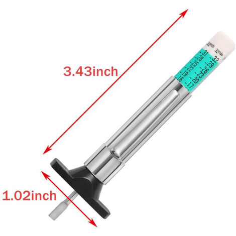 Jauge De Profondeur Roulement Pneu LUOFENG Jauge De Profondeur De Bande De Roulement De Pneu, Outil De Mesure De Profondeur De Bande De Roulement, Jauge D'usure Des Pneus En 32 Jauge De