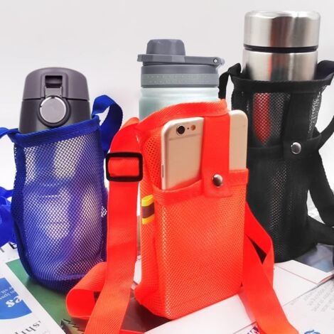 Porte-bouteille réglable en néoprène – Bandoulière texturée