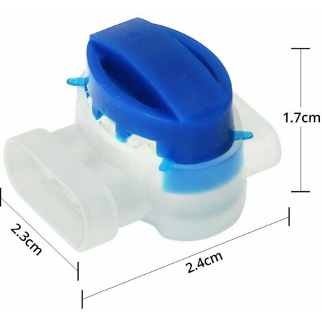 Connecteurs étanches Pour Robot Tondeuse - Lot De 10 Raccords Remplis De Résine ABS - Réparation Et Extension De Câble Périmètre Sans Soudure