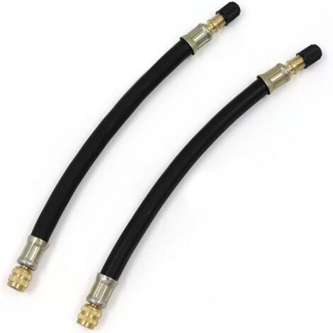 Rallonge de tige de valve en métal - 45 à 90 à 135 degrés - Adaptateur double pour voitures