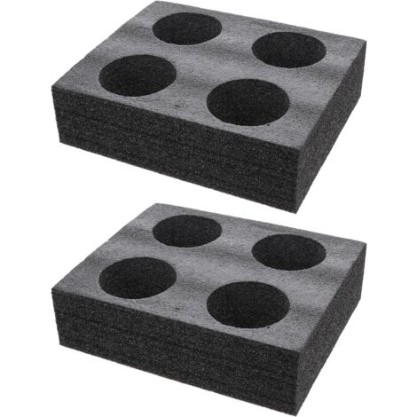 Lot De 2 Rangements Feutre Pour Camping-car : Porte-assiettes (8 Assiettes) + Porte-tasses | Accessoire De Voyage Et Outdoor