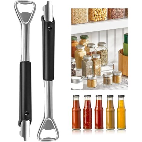 Outil Cuisine Facile Prise Main Outil Cuisine Mains Faibles Ouvre-boîte En Forme De J - Léger Et Facile Pour Personnes Âgées Et Enfants Accessoire Cuisine Pratique Ouvre Boîte Manuel