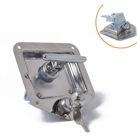 Serrure D'attelage Pour Caravane Et Remorque - Cadenas En Acier Renforcé HyFive - Neuf