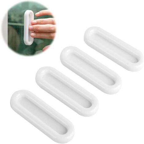 Lot De 4 Poignées Ventouses Pour Téléphone – Support Doigt, Aide à La Prise – Compatible Tous Smartphones à Dos Lisse