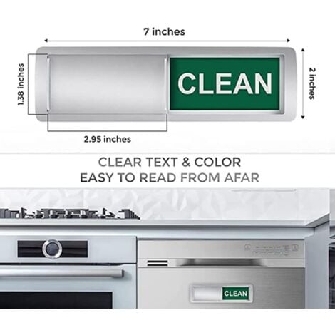 INF Aimant Pour Lave-vaisselle CLEAN / DIRTY Panneau