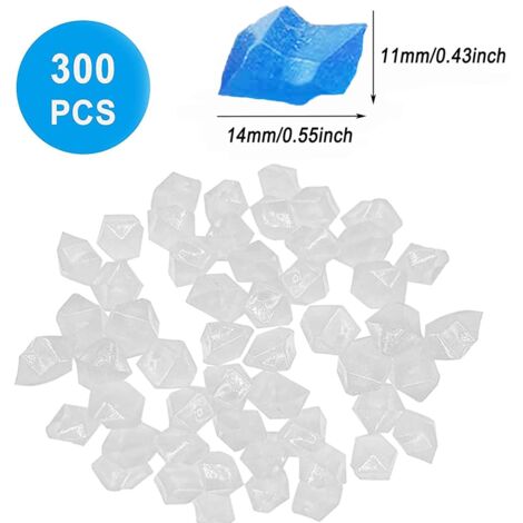 AIMEKE 400 Pièces Pierre Lumineuse, Galet Lumineux Cailloux, Pierres Décoratives De Pot De Fleur Pour Jardin Extérieur Aquarium Passerelles Piscine Chemin