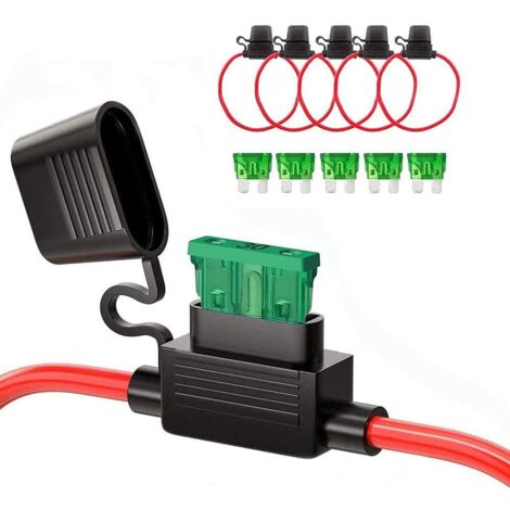 Bloc Fusible Auto PAL AS 30A - Lot De 3 Pièces Femelles Enfichables - Marque Auprotec