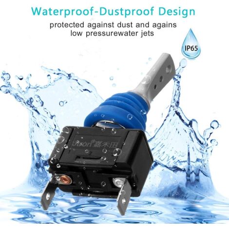 Interrupteur étanche Marine à Bascule 12V-24V – Pour Cordon D’alimentation 110V-220V
