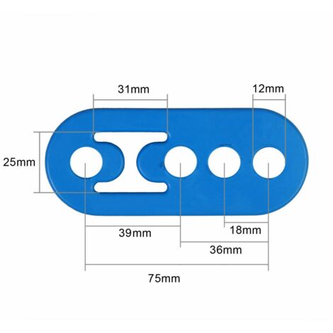 Cintres D'echappement Universels En Caoutchouc 2 Tunisia