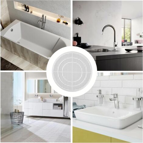 Lot De 6 Filtres D'évier En Acier Inoxydable - Pour Cuisine, Salle De Bain, Douche - Attrape-cheveux Et Résidus