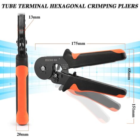 Pince à sertir à levier pour cosses isolées Knipex