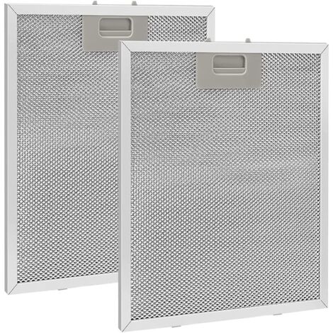 Filtre à Graisse Pour Hotte Aspirante - Lot De 3 Filtres En Aluminium Lavable - Dimensions 320x260 Mm - Compatible Avec De Nombreuses Marques