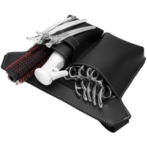Support Ceinture Cuir Réglable Pour Ciseaux Coiffeur - Rose, Haryali London