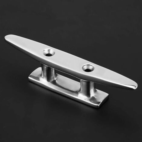 Taquet D'amarrage En Acier Inoxydable 316 – 4 Pouces, Base Large, Finition Miroir, Pour Yacht, Bateau Ou Dock, Installation Facile