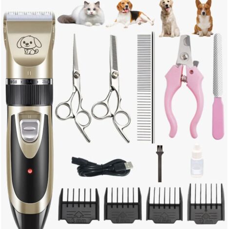 Tondeuse professionnelle pour chien, rasoir électrique