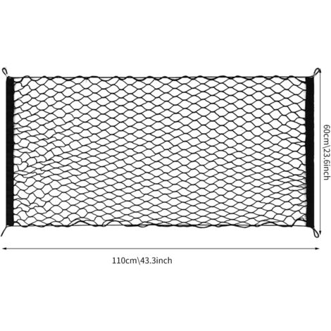 Filet De Coffre Extensible Universel Lescars – 70x70 Cm Avec Mousquetons – Neuf