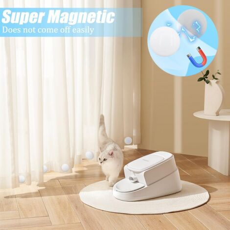 Lot De 8 Paires De Rideaux De Douche Magnétiques - Poids De Rideau De Douche Magnetiques Aimants En Bas Poids De Rideau Exterieur Convient 96596430