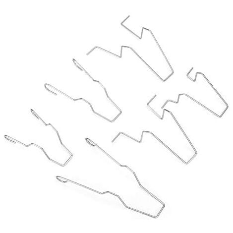 Lot De 8 Clips De Fixation Pour Phare De Casque – Attaches Plastique Noir, Universelles