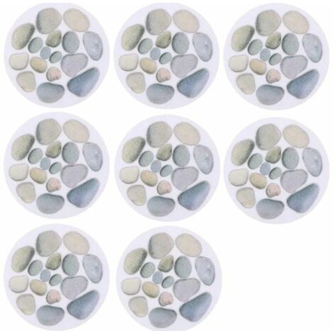 12 Autocollants Antidérapants Baignoire Coquillage Blanc – Sécurité + Déco Mignonne Pour Douche