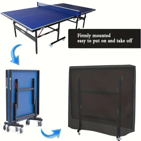 Housse Imperméable Pour Table De Ping Pong Extérieur - Dimensions 68"x30"x62" - Polyester - Neuf