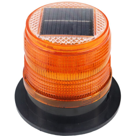HURRISE Voyant D'avertissement LED à énergie Solaire Stroboscope LED à