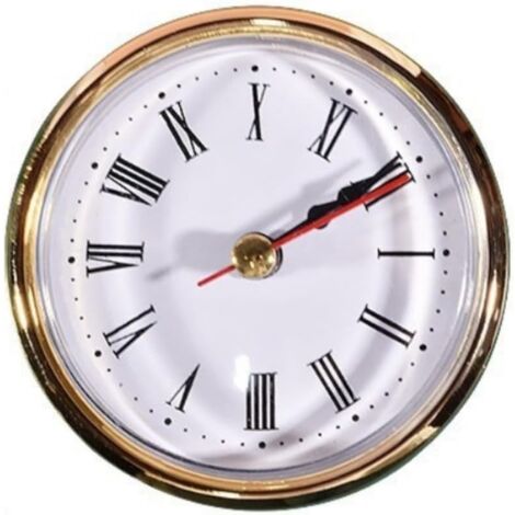 Mécanisme D'horloge Rond 65mm Avec Chiffres Arabes – DIY, Pour Horloge De Table