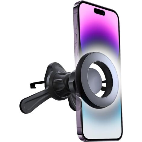 Support Magnétique Téléphone Voiture - Ventouse Rotative 360° - Pliable, Compatible Tous Smartphones