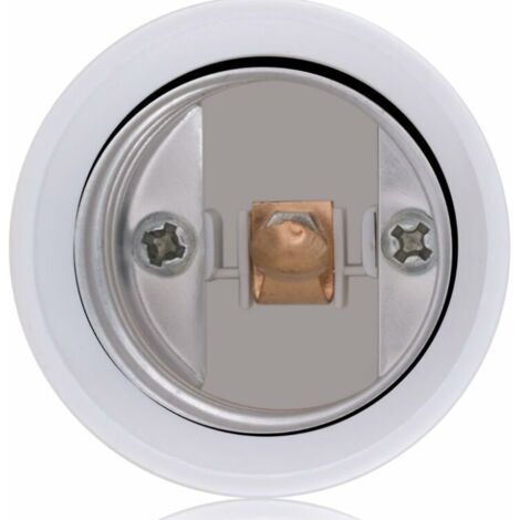 Newwyt Douille Plafonnier B22 Adaptateur Blanc - Support Ampoule Haute Température Pour Salles De Bain
