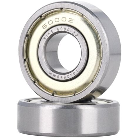 Sourcing Map 8pcs Roulement à Billes à Gorge Profonde 6000ZZ