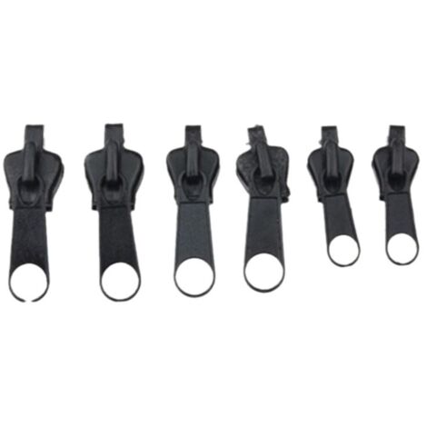 12 Curseurs De Fermeture éclair Amovibles - Kit Réparation Universel 3 Tailles, Pour Vêtements Et Sacs, Installation Clip - 4