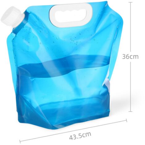 Lot De 4 Bidons Pliables 20L - Camping, Festival, Vacances - Relaxdays