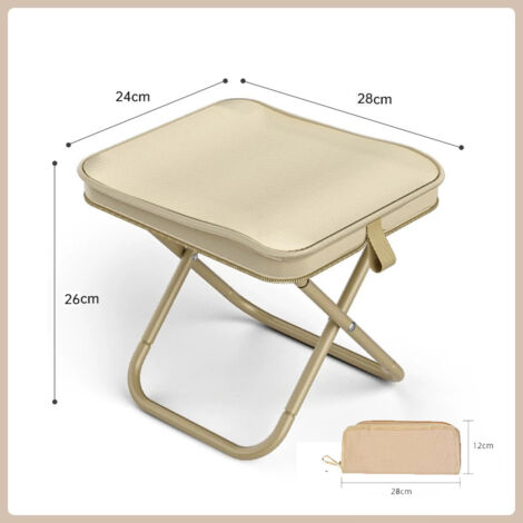 FANTASK Tabouret De Camping Portable Avec Pieds Anti-Chute Et