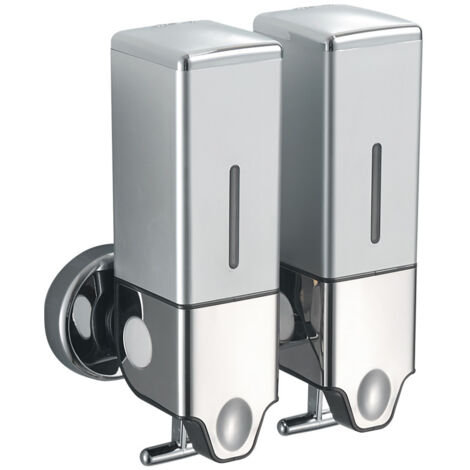 500ml Distributeur Savon, Distributeur Désinfectant Pour Les Mains Mural Distributeur Savon De Cuisine Manuel Distributeur De Shampoing Et Gel Douche Pour Hotel De Toilette De Salle De Bain 81238361